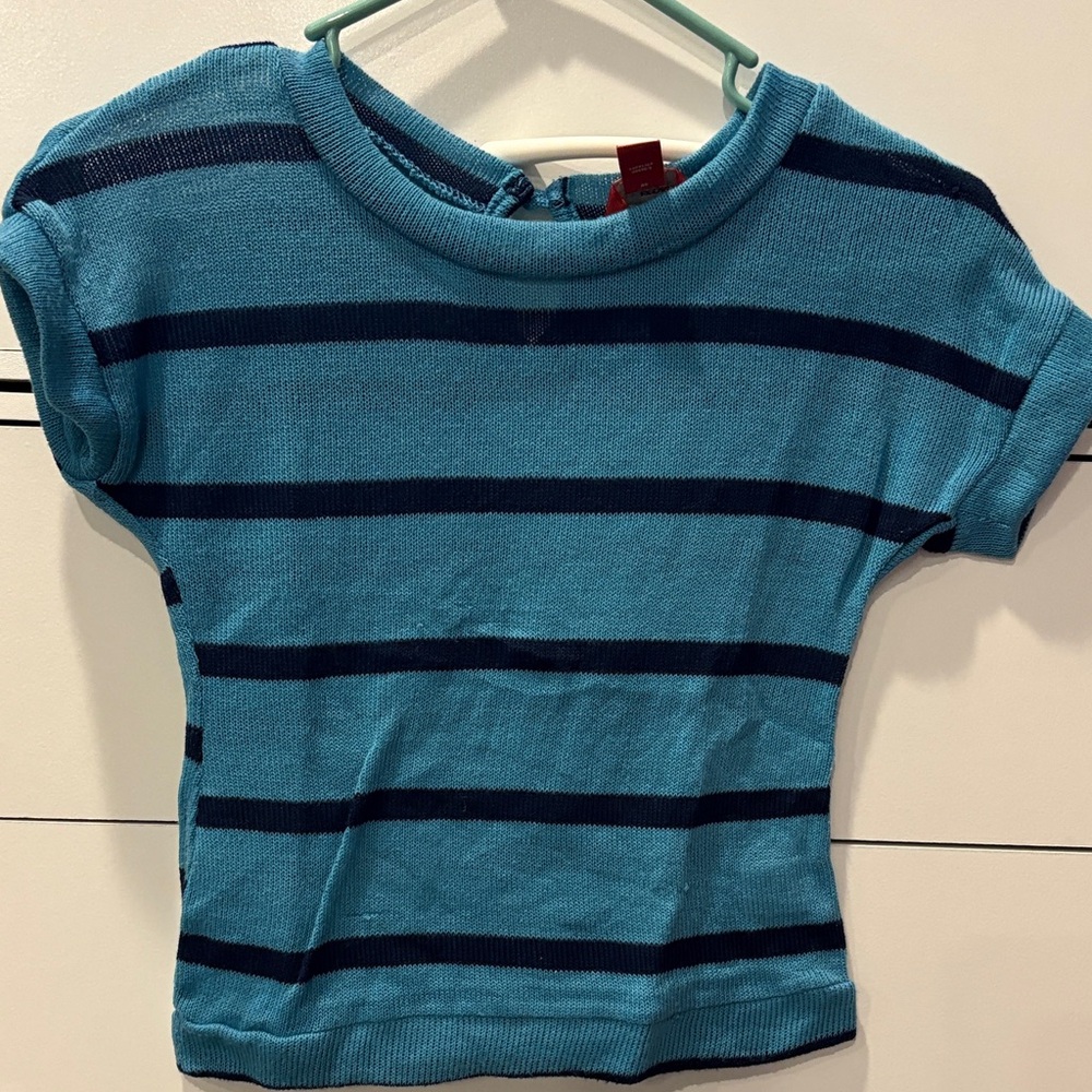 Blue Striped Kids Shirt